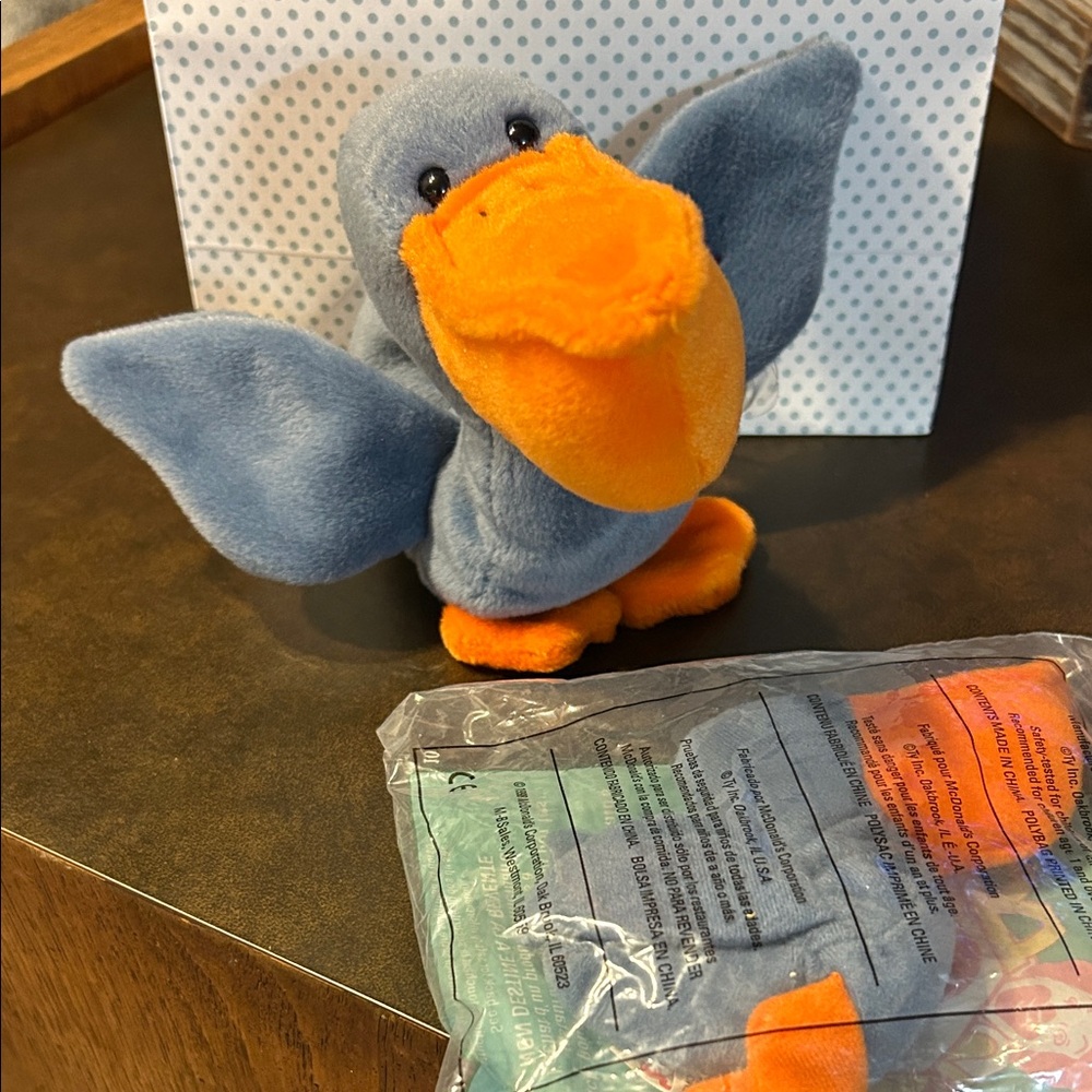 Ty Scoop Beanie Baby and 3 McDonalds minis